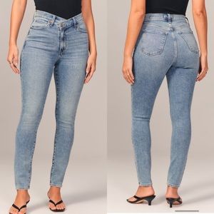 Abercrombie Curve Love High Rise Super Skinny Ankle Jean